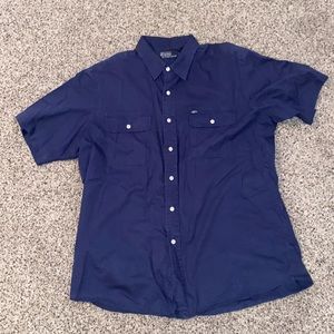 Polo SS Button Down Navy XL